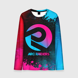Лонгслив мужской ARC Raiders - neon gradient, цвет: 3D-принт