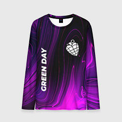 Лонгслив мужской Green Day violet plasma, цвет: 3D-принт