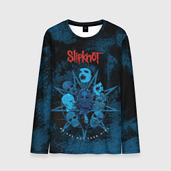 Лонгслив мужской Slipknot blue, цвет: 3D-принт