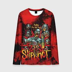 Мужской лонгслив Slipknot red satan