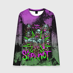 Лонгслив мужской Slipknot satan, цвет: 3D-принт