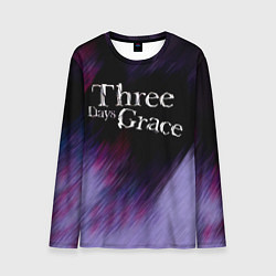 Лонгслив мужской Three Days Grace lilac, цвет: 3D-принт