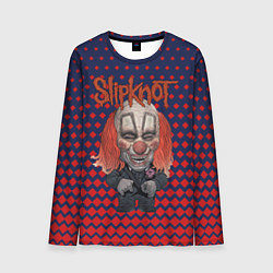 Лонгслив мужской Slipknot clown, цвет: 3D-принт