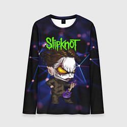 Лонгслив мужской Slipknot dark blue, цвет: 3D-принт