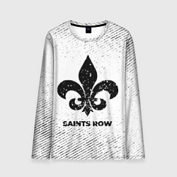 Лонгслив мужской Saints Row с потертостями на светлом фоне, цвет: 3D-принт