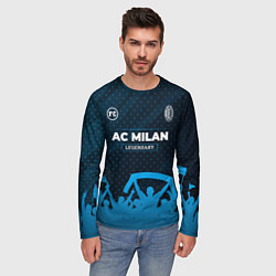 Лонгслив мужской AC Milan legendary форма фанатов, цвет: 3D-принт — фото 2