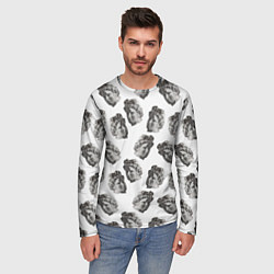 Лонгслив мужской Аполлон - паттерн, цвет: 3D-принт — фото 2