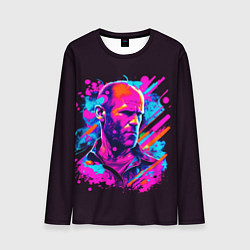 Мужской лонгслив Jason Statham - pop art