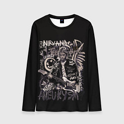 Лонгслив мужской Nirvana collection, цвет: 3D-принт