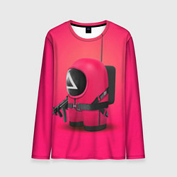 Лонгслив мужской Игра в кальмара амонг ас, цвет: 3D-принт