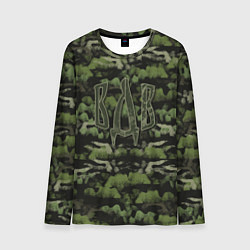 Лонгслив мужской Пятнистый камуфляж вдв, цвет: 3D-принт