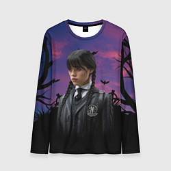 Лонгслив мужской Wednesday Addams, цвет: 3D-принт
