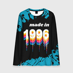 Лонгслив мужской Made in 1996: liquid art, цвет: 3D-принт