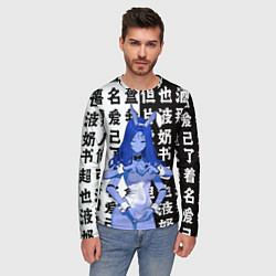 Лонгслив мужской Ранни и иероглифы - Elden Ring, цвет: 3D-принт — фото 2