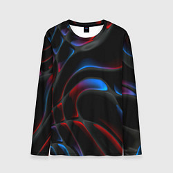 Мужской лонгслив Neon colors drops of liquid