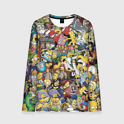 Лонгслив мужской Simpsonhistory, цвет: 3D-принт