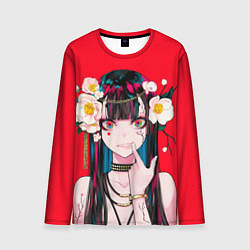 Мужской лонгслив Anime vampire girl