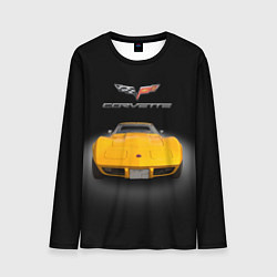 Мужской лонгслив Американский маслкар Chevrolet Corvette Stingray