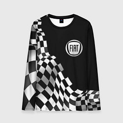 Лонгслив мужской Fiat racing flag, цвет: 3D-принт