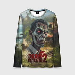 Лонгслив мужской Zombie dead island 2, цвет: 3D-принт