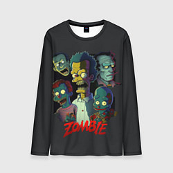 Мужской лонгслив Simpsons zombie