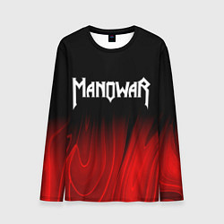 Мужской лонгслив Manowar red plasma