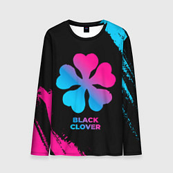 Лонгслив мужской Black Clover - neon gradient, цвет: 3D-принт