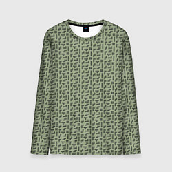 Лонгслив мужской Brick game тетрис паттерн, цвет: 3D-принт