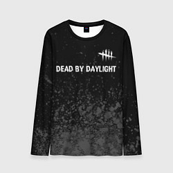 Мужской лонгслив Dead by Daylight glitch на темном фоне: символ све