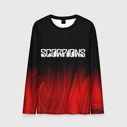 Мужской лонгслив Scorpions red plasma