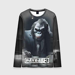 Мужской лонгслив Payday 3 big gorilla