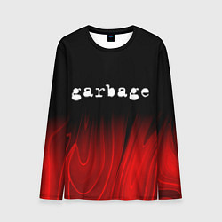 Мужской лонгслив Garbage red plasma