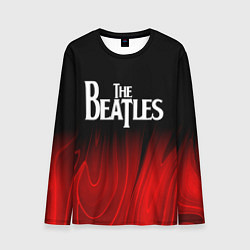 Лонгслив мужской The Beatles red plasma, цвет: 3D-принт