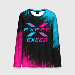 Мужской лонгслив Exeed - neon gradient