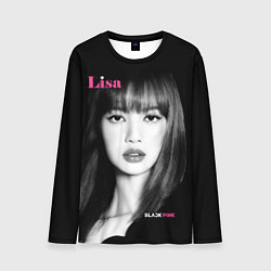 Лонгслив мужской Blackpink Lisa Portrait, цвет: 3D-принт