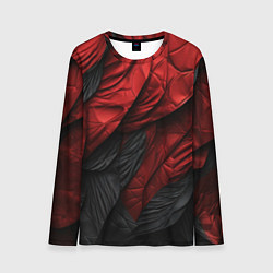 Мужской лонгслив Red black texture