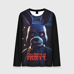 Лонгслив мужской Five Nights at Freddys Bonnie, цвет: 3D-принт