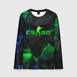 Мужской лонгслив CS GO dark green