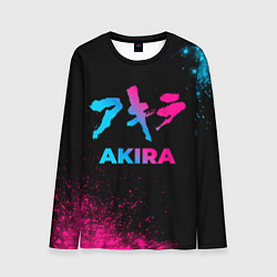 Лонгслив мужской Akira - neon gradient, цвет: 3D-принт