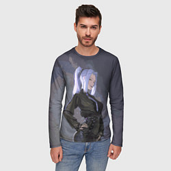 Лонгслив мужской Мей Мей - Магическая битва, цвет: 3D-принт — фото 2
