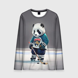 Лонгслив мужской Panda striker of the Florida Panthers, цвет: 3D-принт