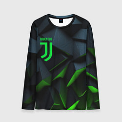 Мужской лонгслив Juventus black green logo