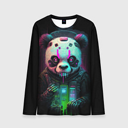 Лонгслив мужской Панда киберпанк, цвет: 3D-принт