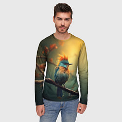 Лонгслив мужской Птица-Говорун, цвет: 3D-принт — фото 2