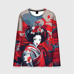 Лонгслив мужской Geisha vector style, цвет: 3D-принт