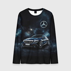 Мужской лонгслив Mercedes Benz galaxy