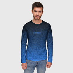 Лонгслив мужской Better world лучший мир, цвет: 3D-принт — фото 2