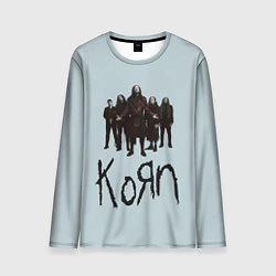 Лонгслив мужской Korn band, цвет: 3D-принт