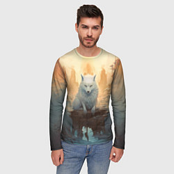 Лонгслив мужской Великий волк Сиф, цвет: 3D-принт — фото 2
