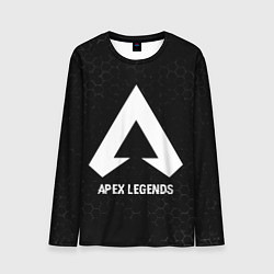 Лонгслив мужской Apex Legends glitch на темном фоне, цвет: 3D-принт